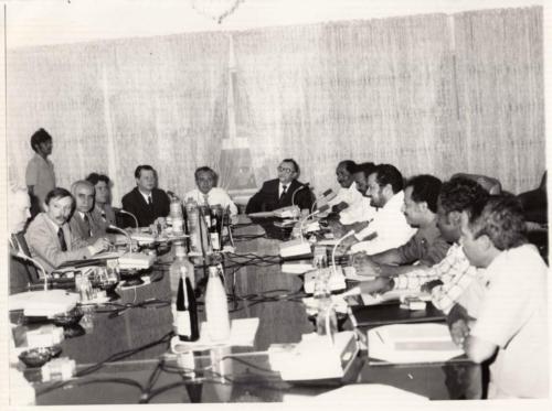 Trip to the People's Democratic Republic of Yemen as a member of the official delegation of the Supreme Soviet of the USSR 